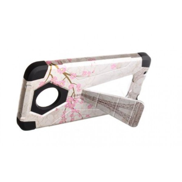 Motorola Moto Z Force Paris Eiffel Tower Mighty Dual Layer Rugged Case