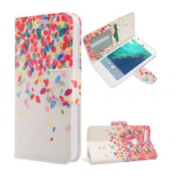 Google Pixel Colorful Leaves Design Shim...